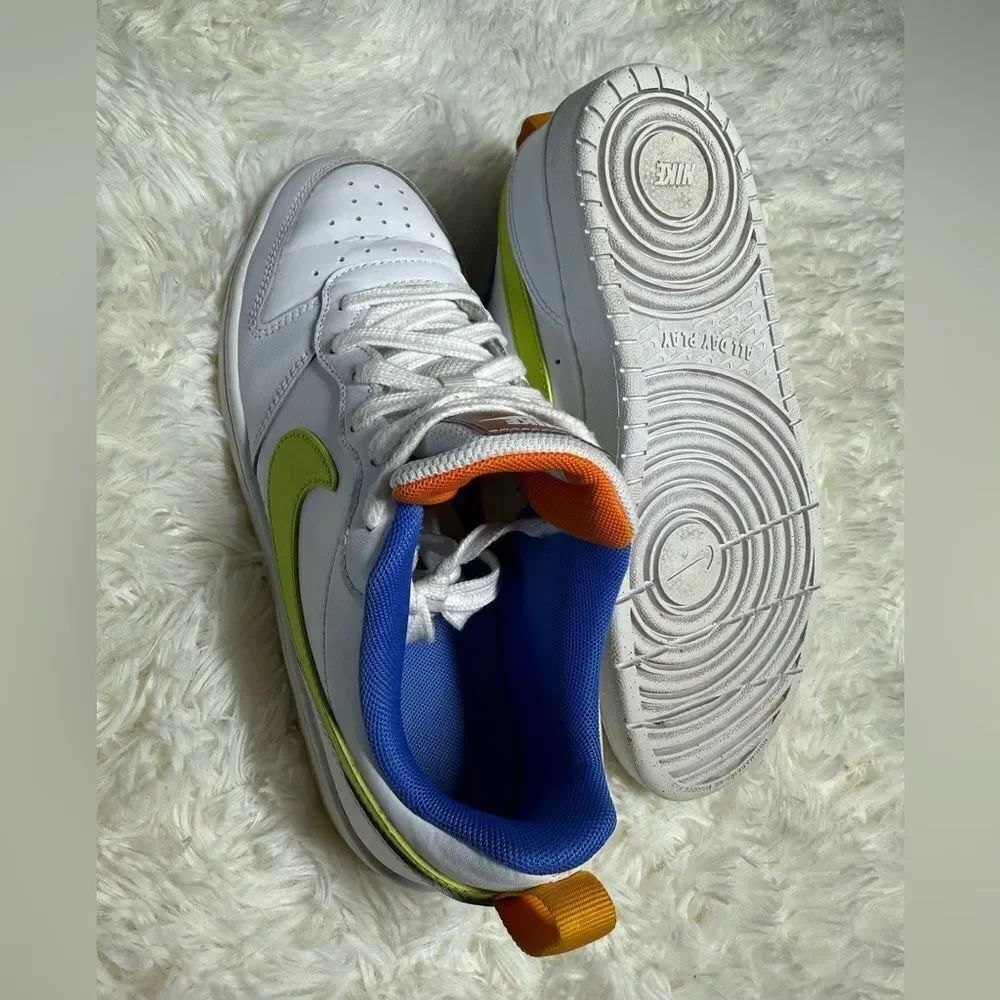 Nike Vibrant Blue and Orange Athletic Shoes